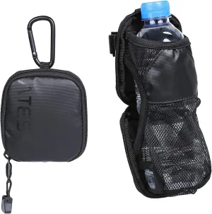 Aosta AOC-AS1PH BK Camera Bag Accessory, Atessa Plastic Bottle Holster for ~500 ml (500 ml), Carabiner Included, Foldable, Holder, Black