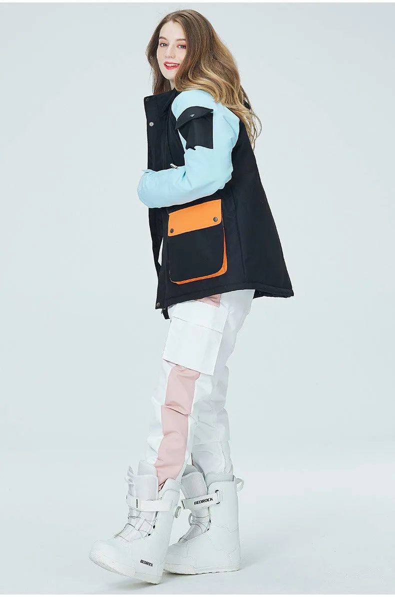 ARCTIC QUEEN Unisex Classic Black Ski Suit