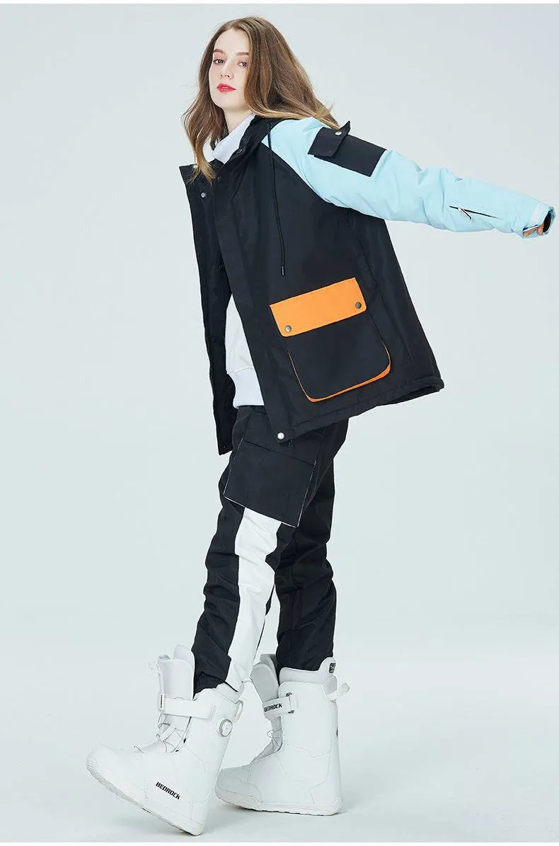 ARCTIC QUEEN Unisex Classic Black Ski Suit