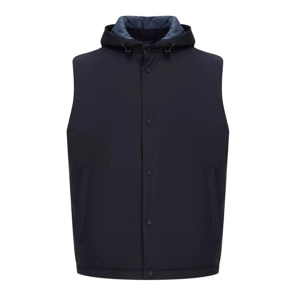 Blue Nylon Vest