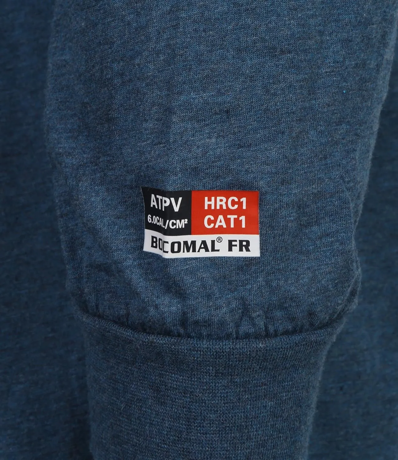 BOCOMAL FR Shirts for Summer 4oz EX Light Weight Flame Resistant Base Layer CAT1 Fire Retardant Crew Shirt