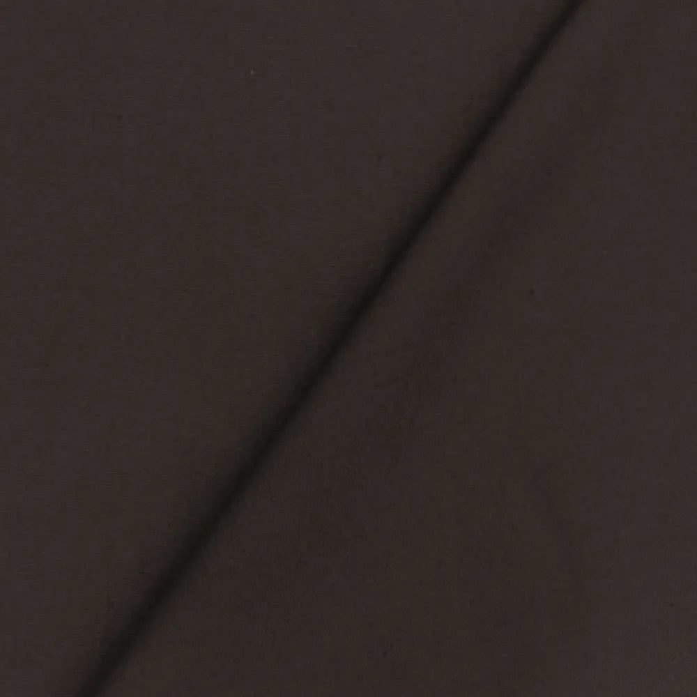 Boho Gray Solid Stretch Cotton Poplin Woven Fabric
