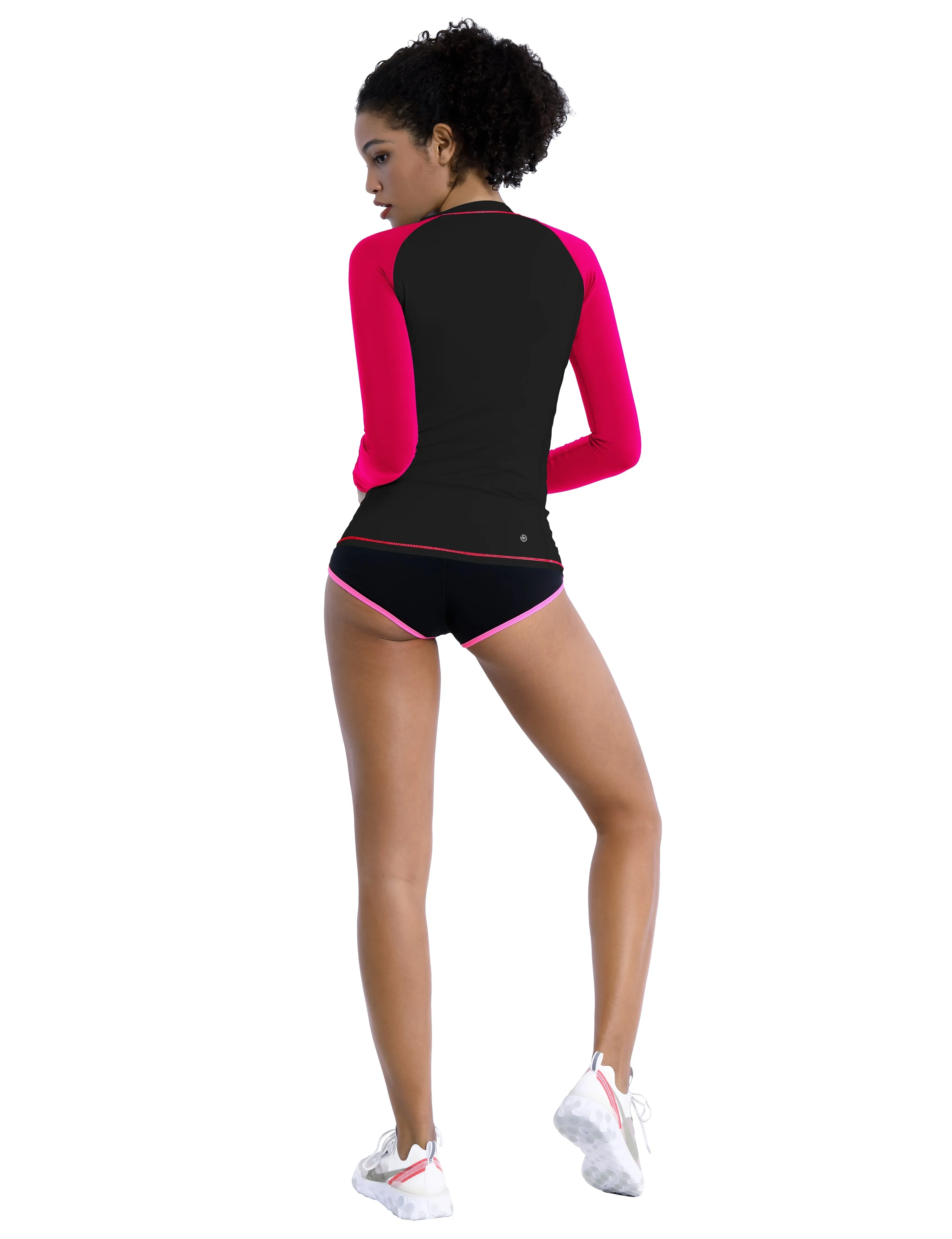 BUBBLELIME 84P/16S Long Sleeve Rashguard for Women Mix Color_Jogging