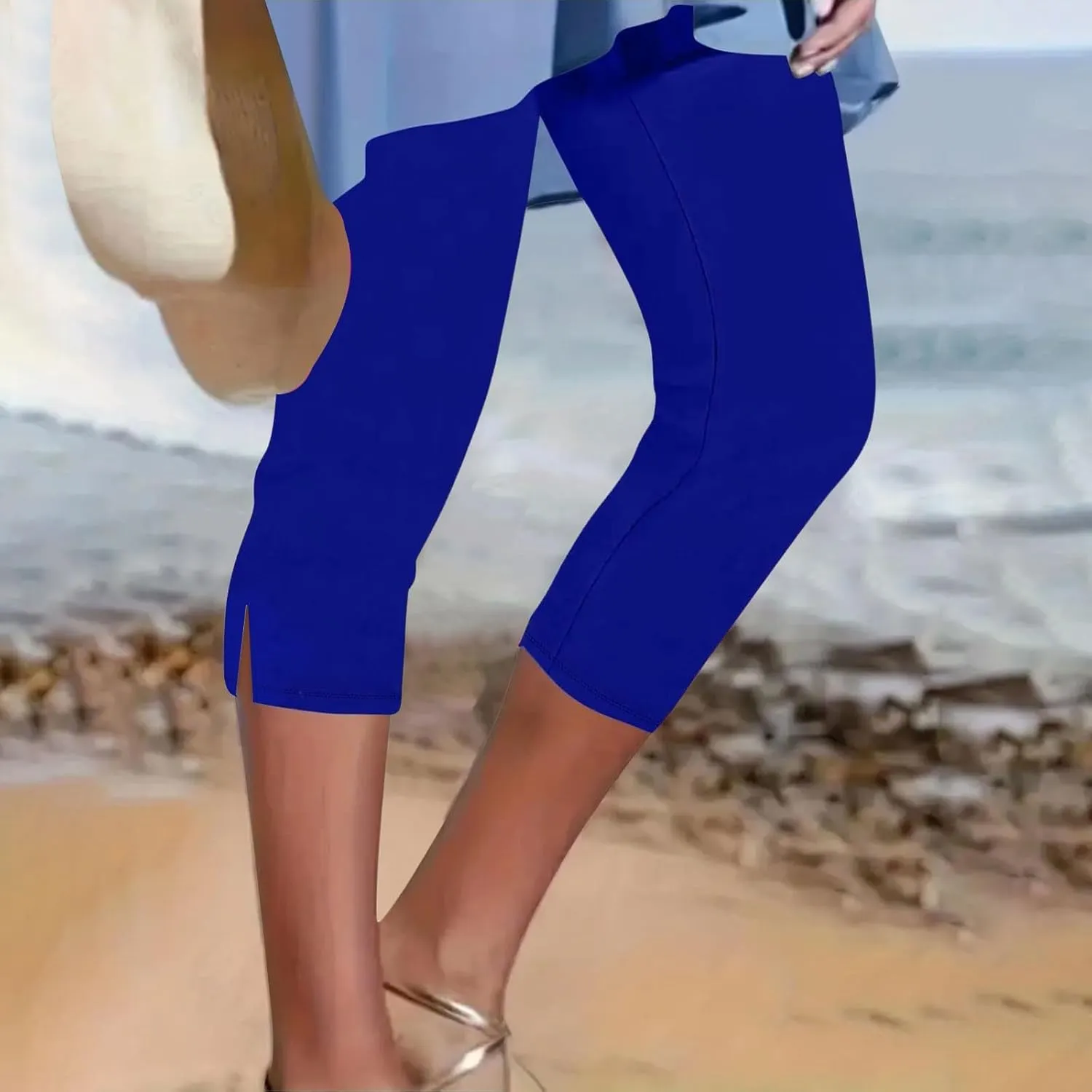 Capri Leggings for Women 2025 Trendy Casual Plus Size Yoga Pants Slim Fit Comfy Stretchy Workout Vacation Outfits
