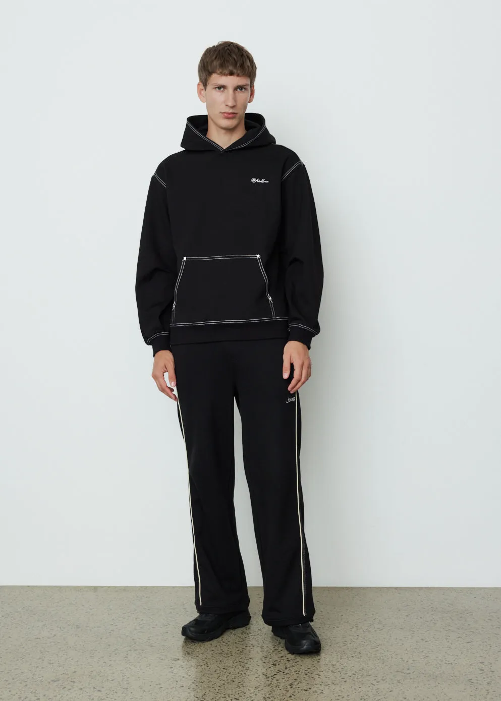 Contrast Stitch Hoodie