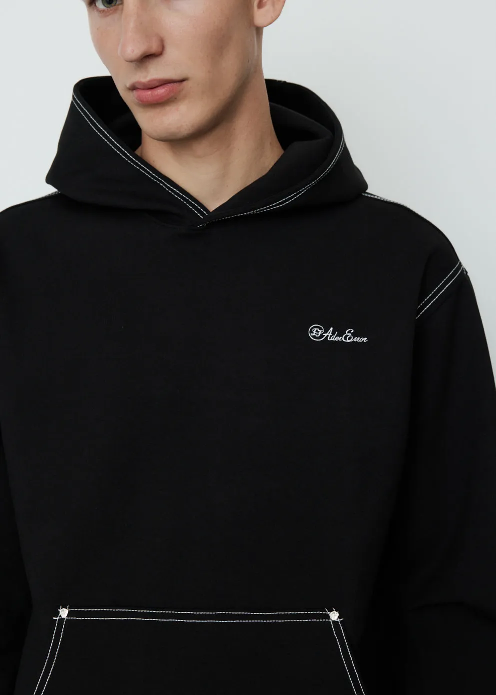Contrast Stitch Hoodie