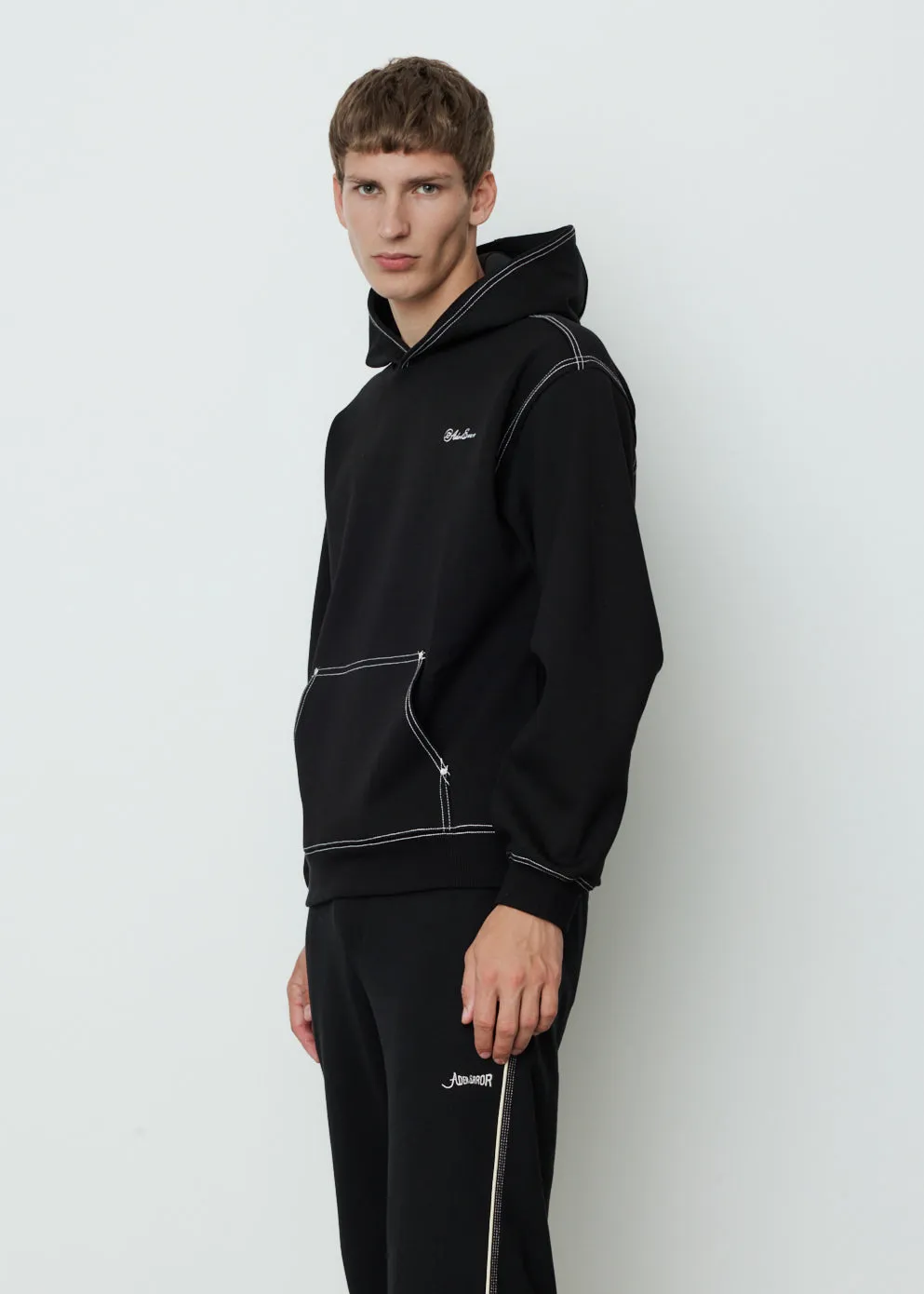 Contrast Stitch Hoodie