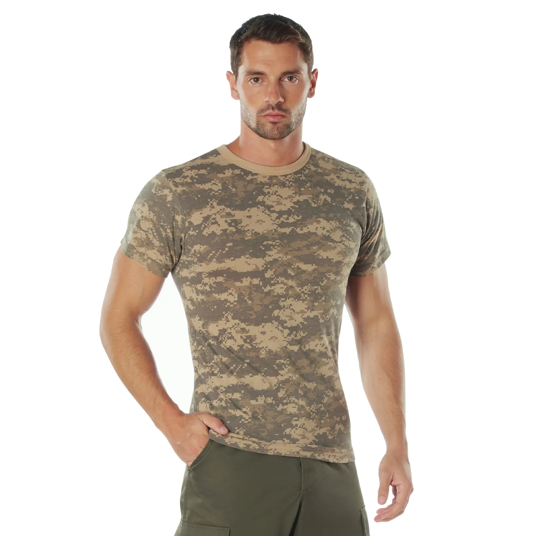 Digital Camo Poly/Cotton T-Shirts