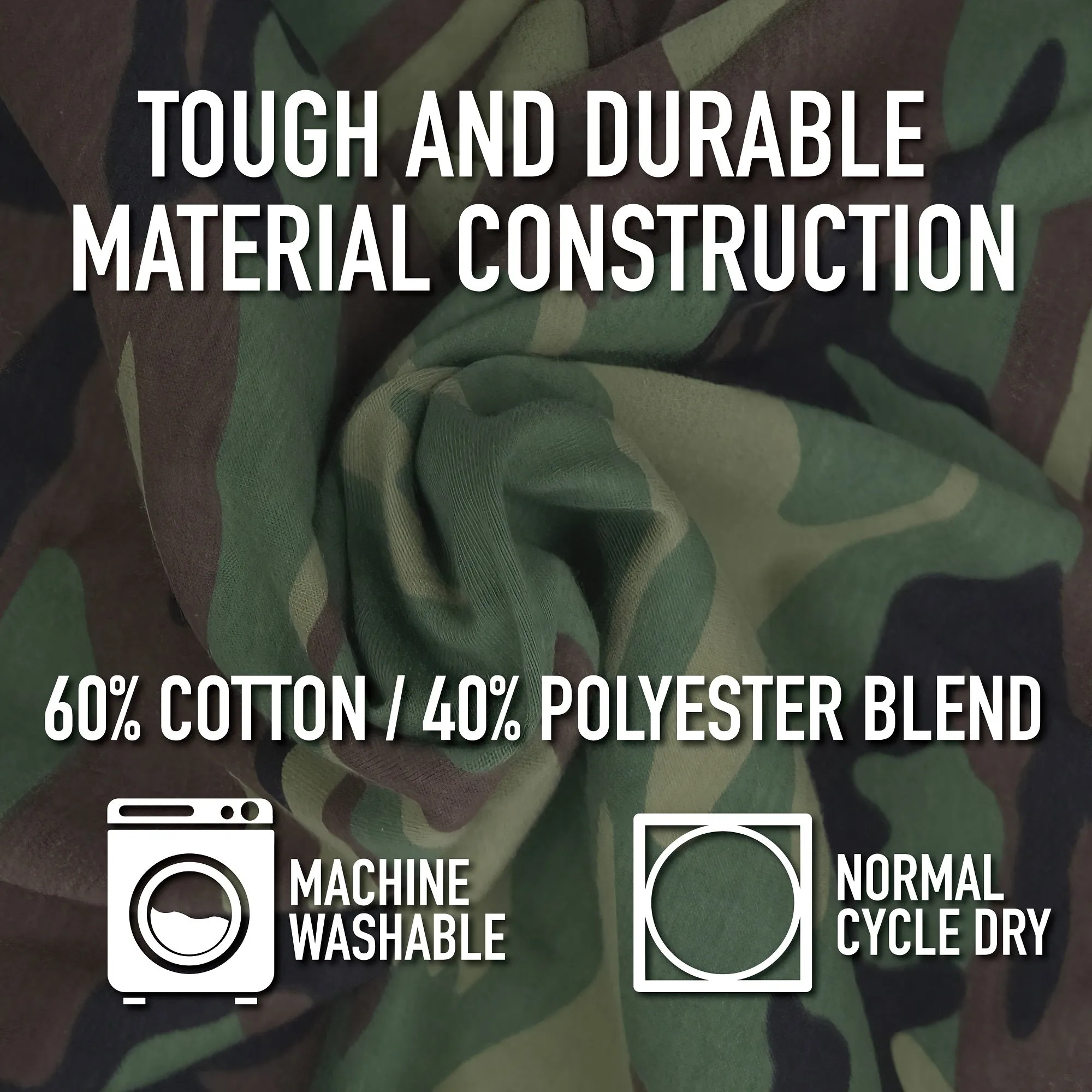 Digital Camo Poly/Cotton T-Shirts