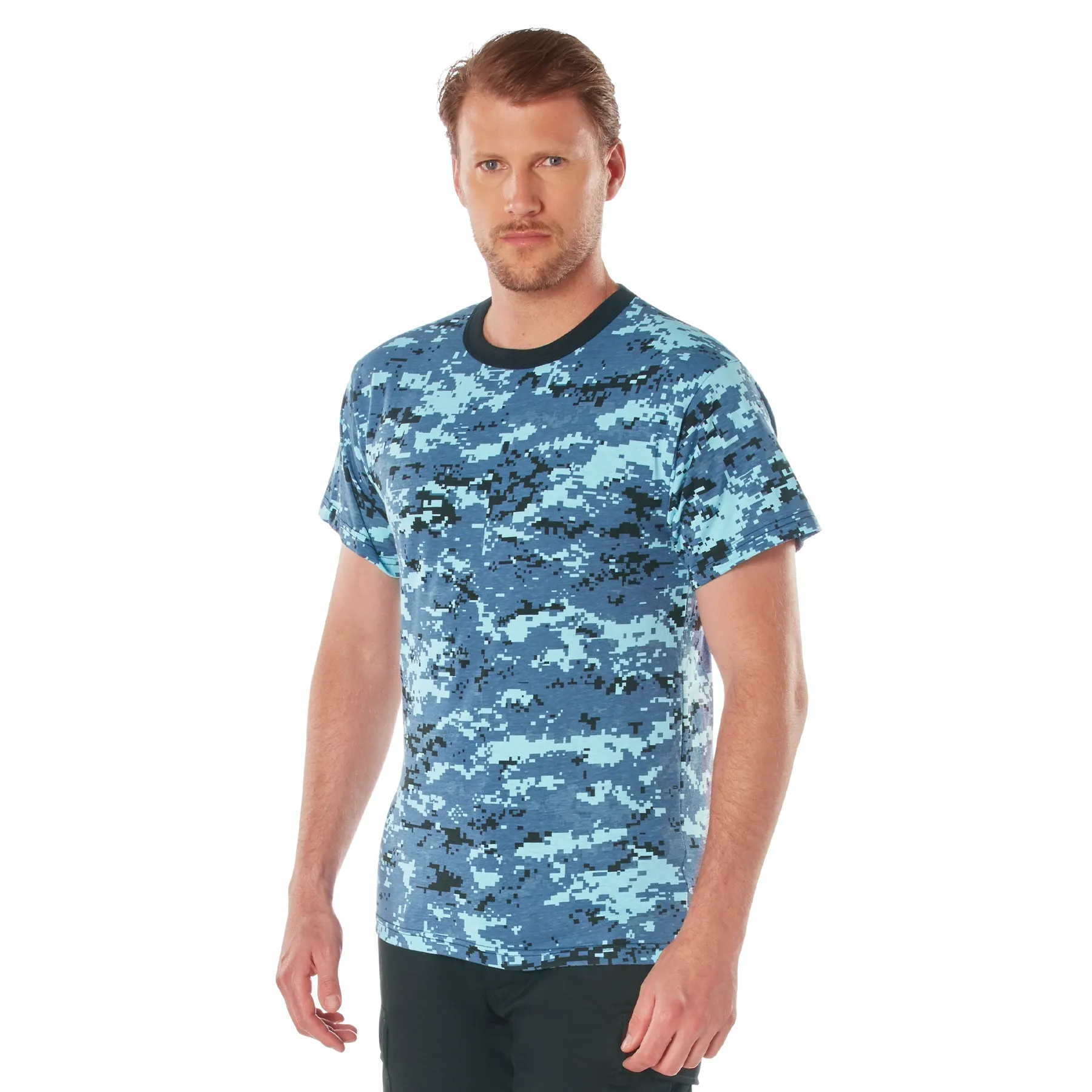 Digital Camo Poly/Cotton T-Shirts