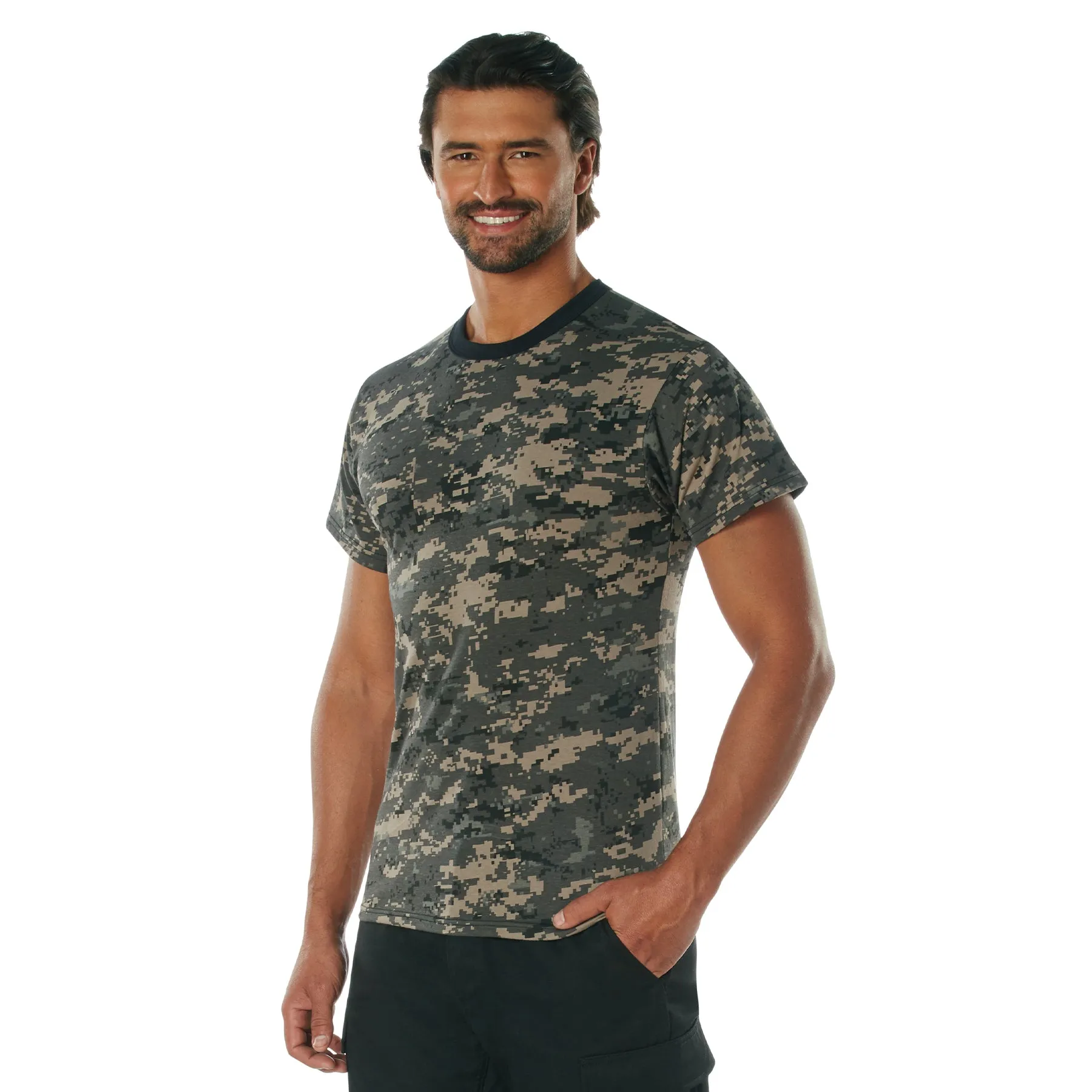 Digital Camo Poly/Cotton T-Shirts