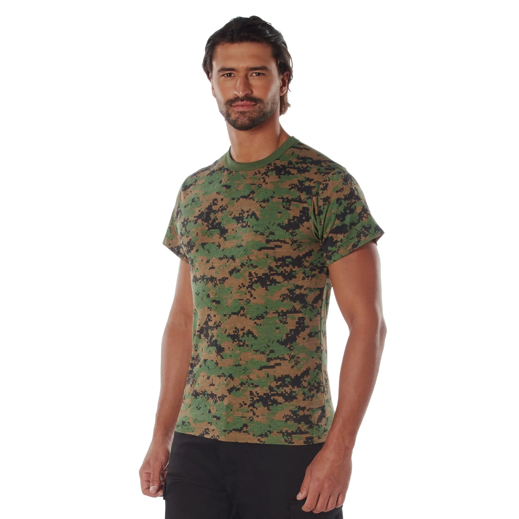 Digital Camo Poly/Cotton T-Shirts
