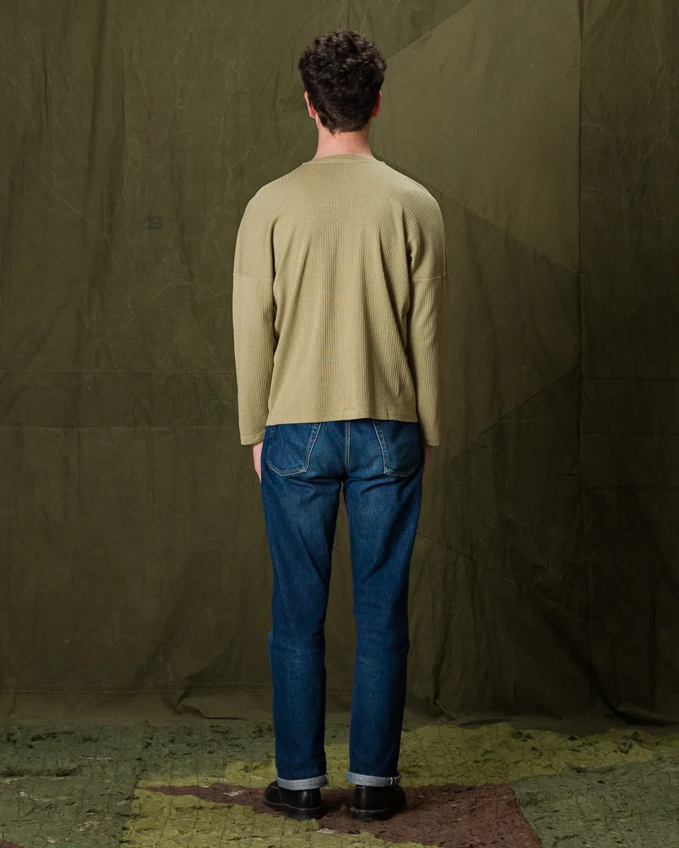 Extra Cotton Rib Crewneck L/S - Olive