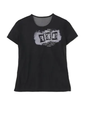FEU Embroidery & Print Tight Short Sleeve T