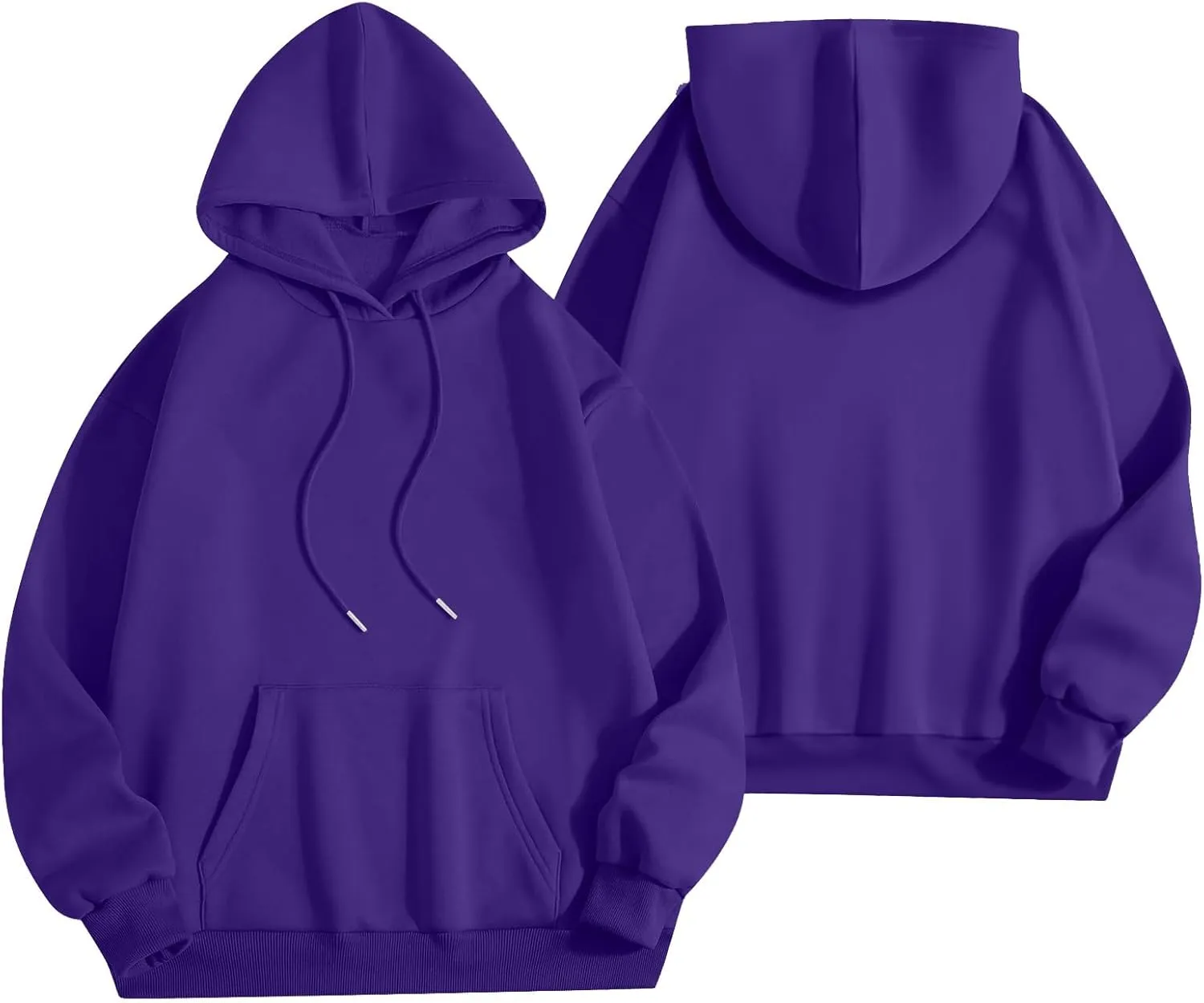 Fleece Jogger Sets for Women 2 Piece Oversized Hoodie Sweatshirt Fuzzy Sweatpants Lounge Set Winter Outfit w/Pockets