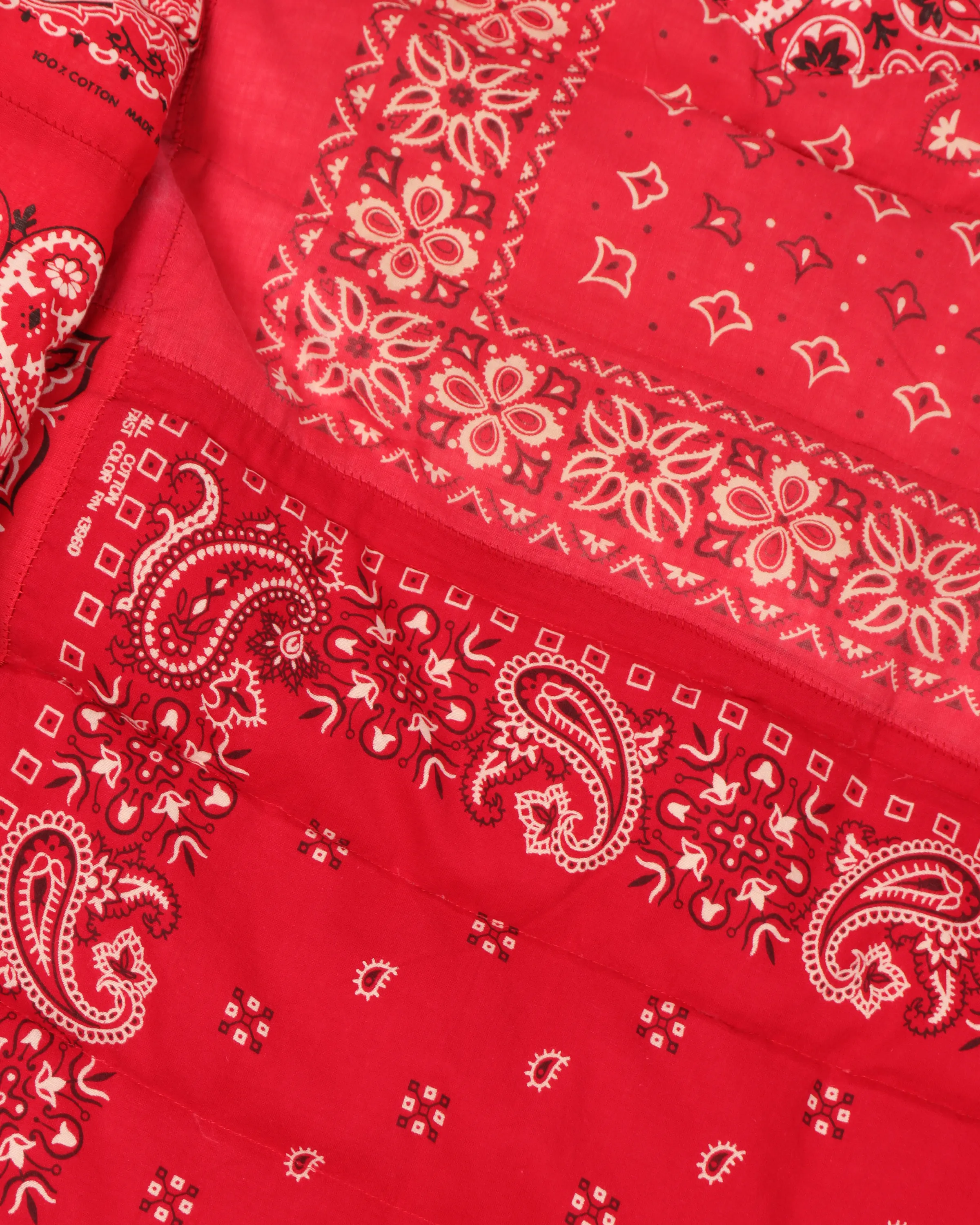 FW 2012 Red Bandana Kerchief Down Jacket