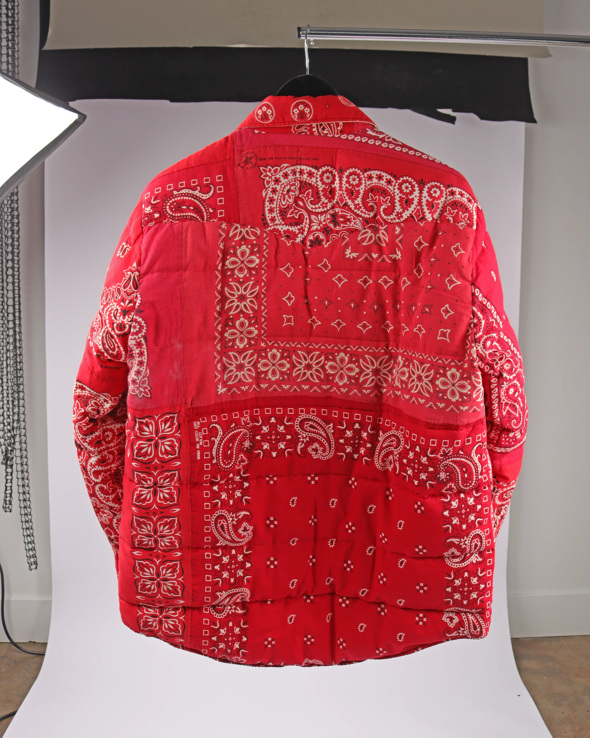 FW 2012 Red Bandana Kerchief Down Jacket