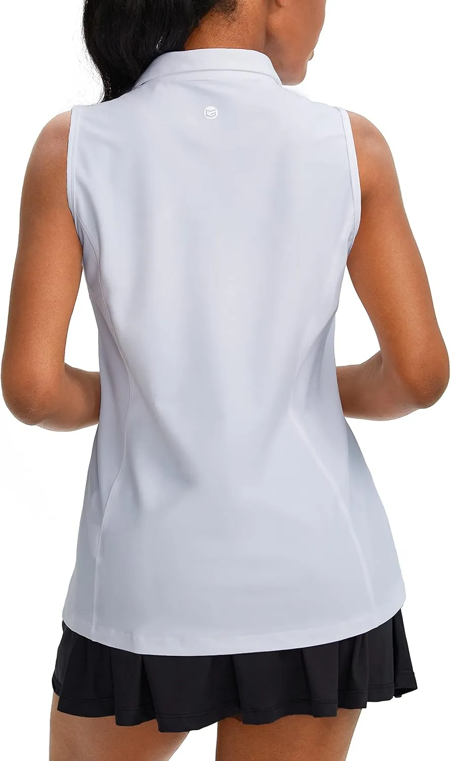 G Gradual Women's Sleeveless Golf Polo Shirts Tennis Quick Dry Collared Tank Tops V-Neck Polos for Women