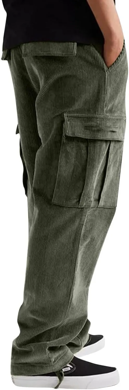 GIERIDUC Men's Cotton Yoga Sweatpants Mens Joggers Athletic Lounge Pants Open Bottom Casual Jersey Pants for Men with Pockets