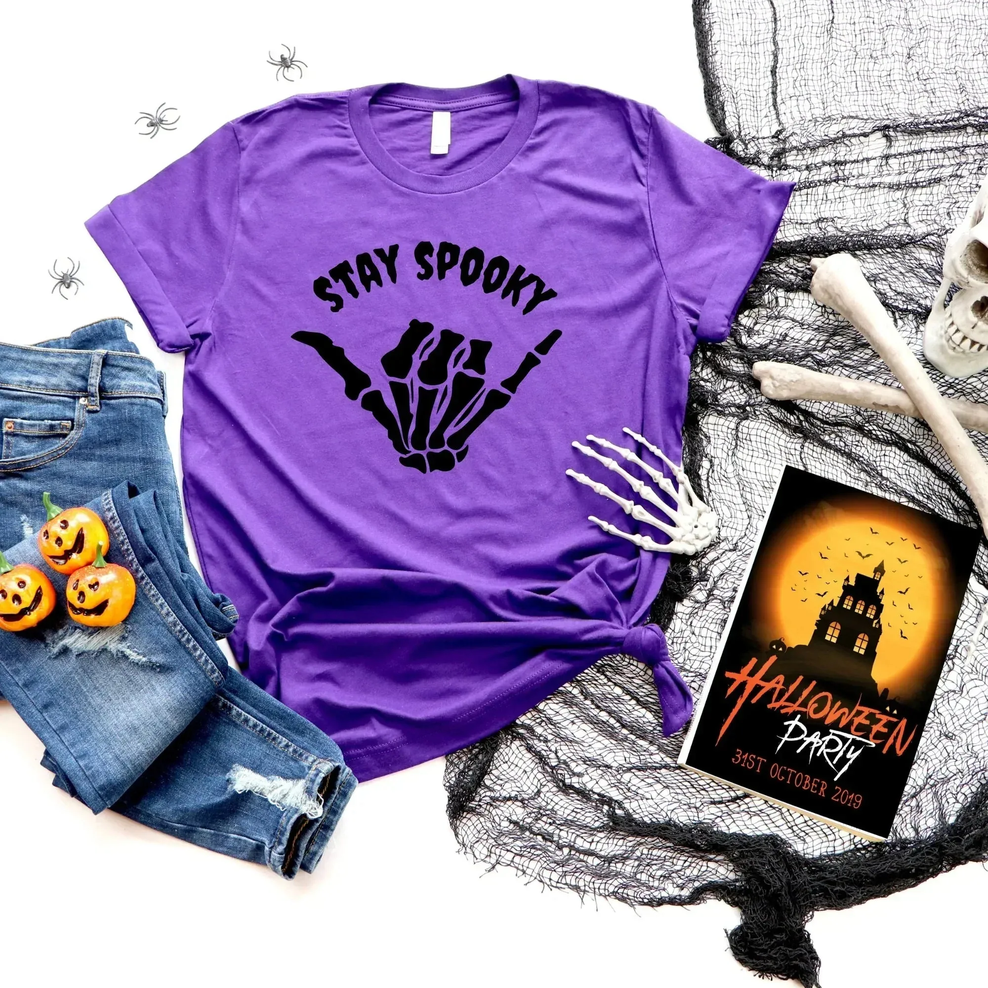 Halloween Sweater, Halloween Crewneck, Spooky Vibes,  Halloween Party, Horror Shirt Funny Halloween Tshirt, Cute Retro Women's Hoodie