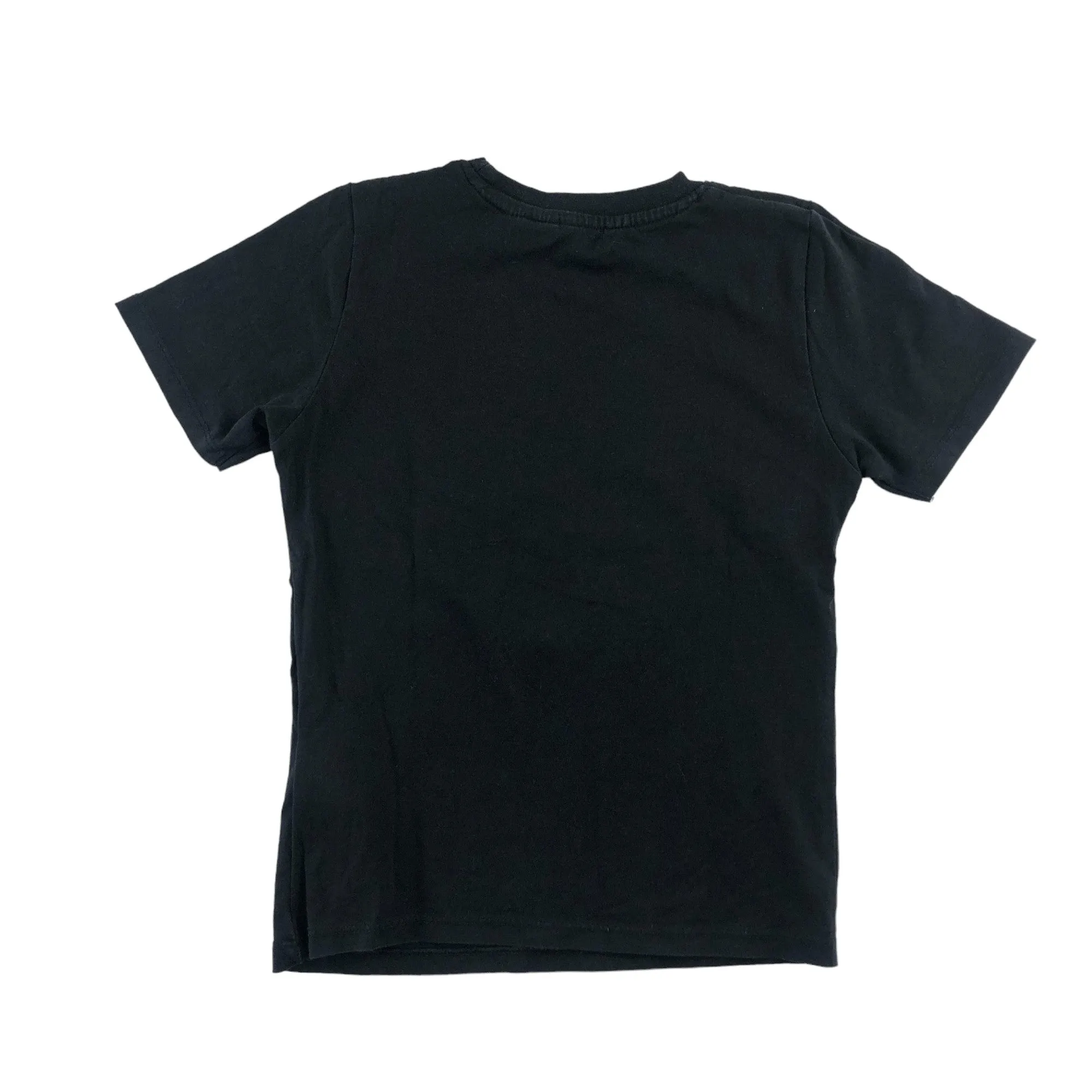 H&M t-shirt 4-6 years black Batman flip sequin short sleeve cotton