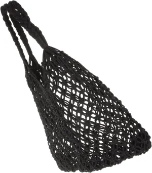 Handmade Cotton String Straw Bag Woven Beach Tote Knitted Mesh Shoulder Bag
