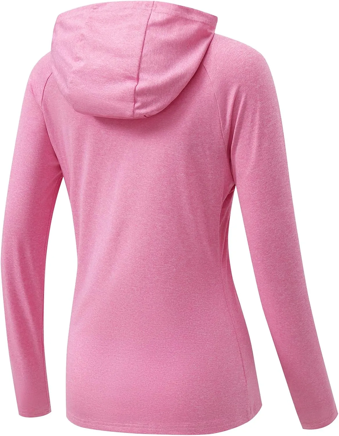 HISKYWIN Womens Long Sleeve Hoodie Shirts UPF 50  Sun Protection Lightweight Running Pullover Athletic Tops with Thumb Hole