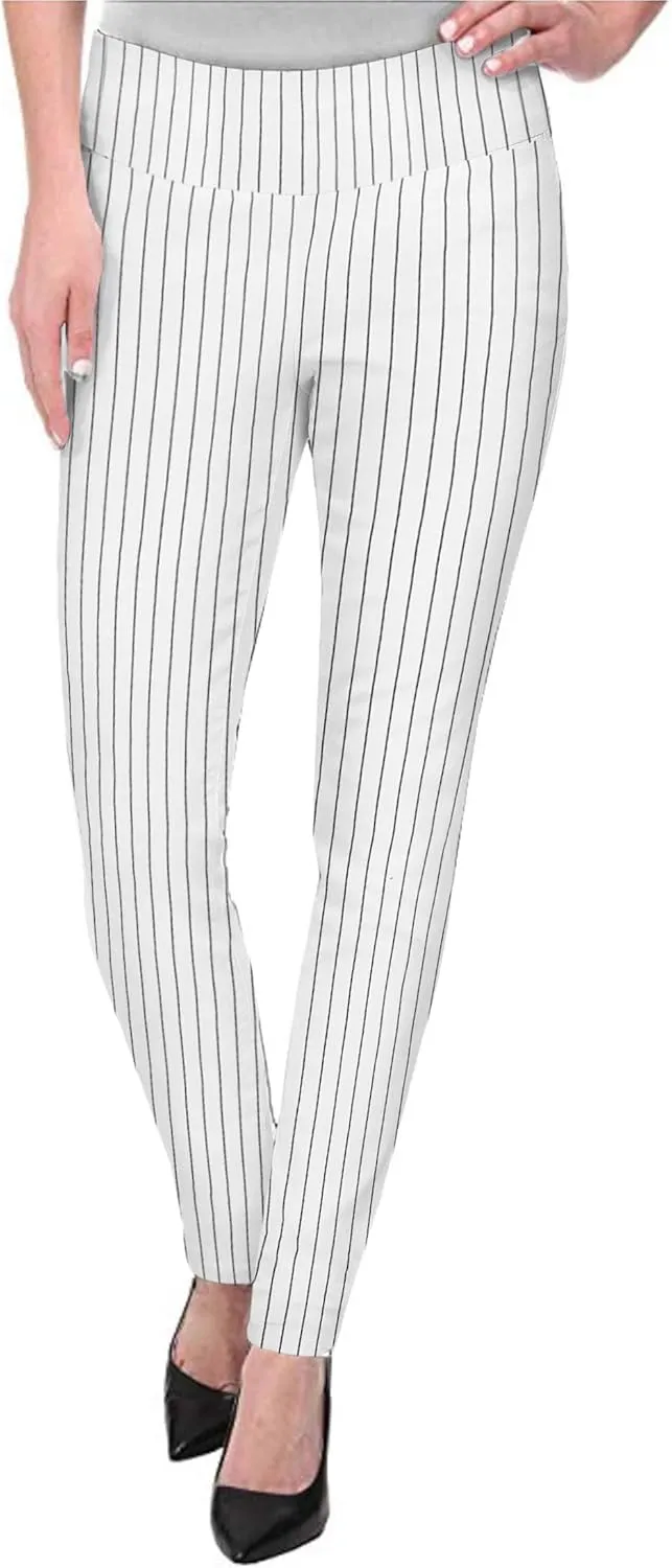 Hybrid & Company Super Comfy Stretch with Full Elastic Waist Pull On Millennium Twill Pant