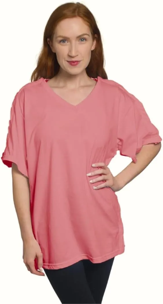 Inspired Comforts Unisex Post Surgery & Rehab V Neck Dual Access Snap Shirt