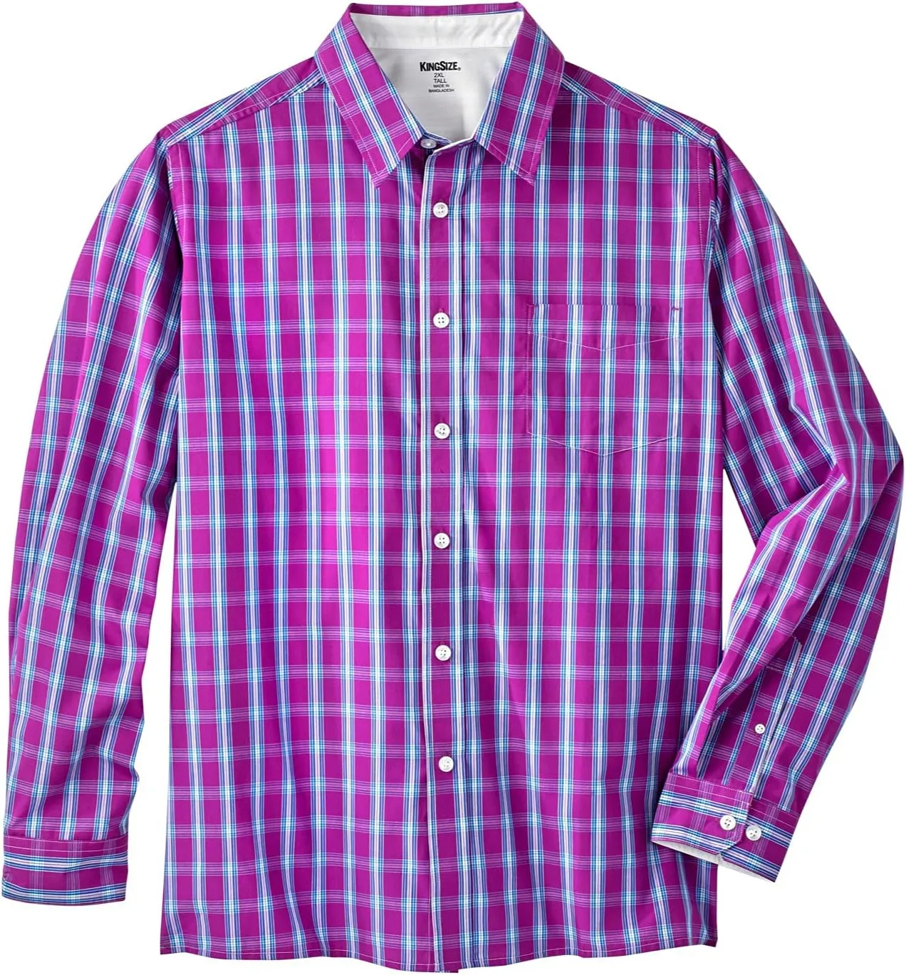 KingSize Men's Big & Tall Tall The No-Tuck Casual Shirt