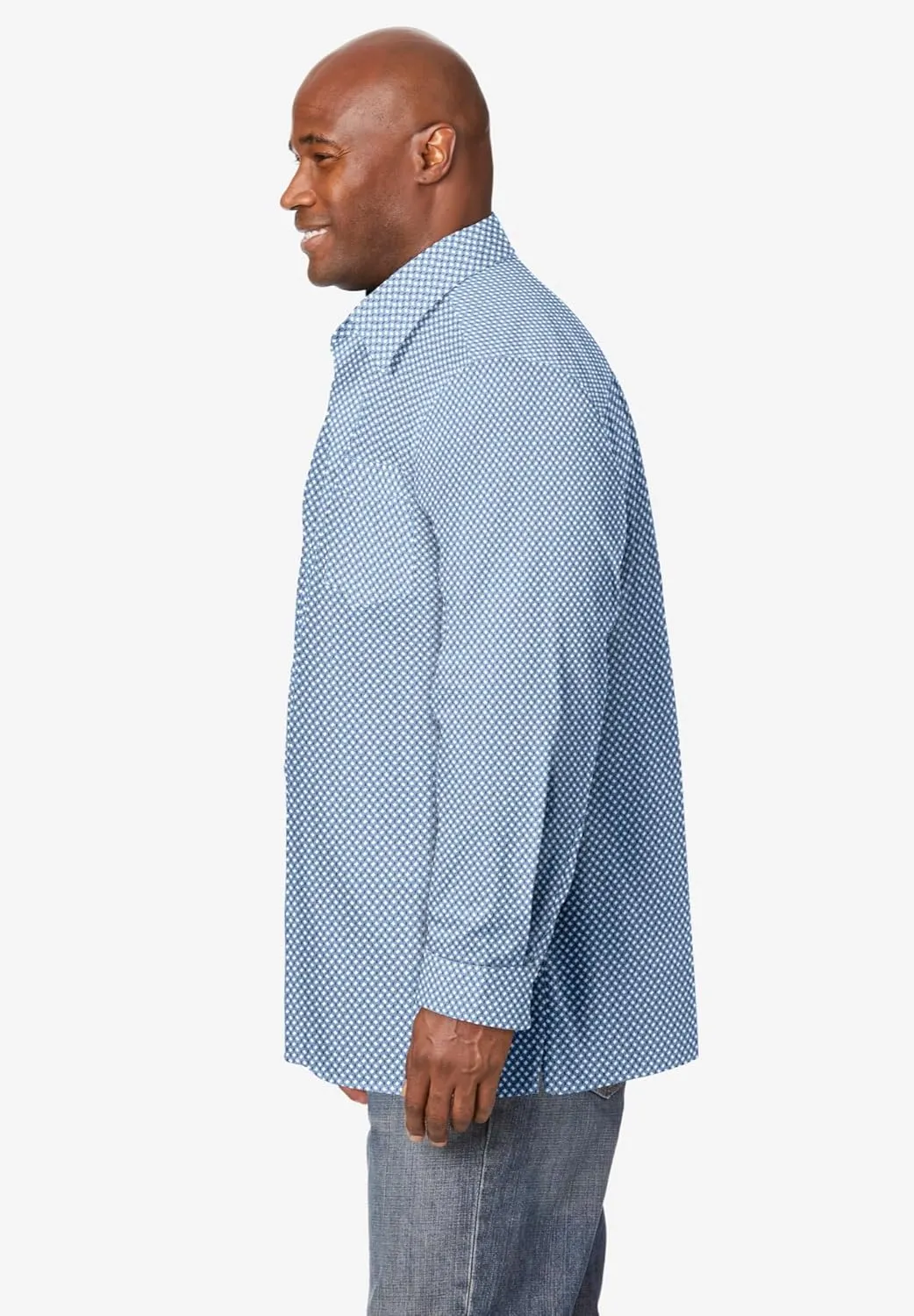 KingSize Men's Big & Tall Tall The No-Tuck Casual Shirt