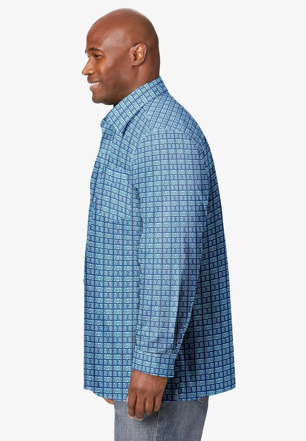 KingSize Men's Big & Tall Tall The No-Tuck Casual Shirt