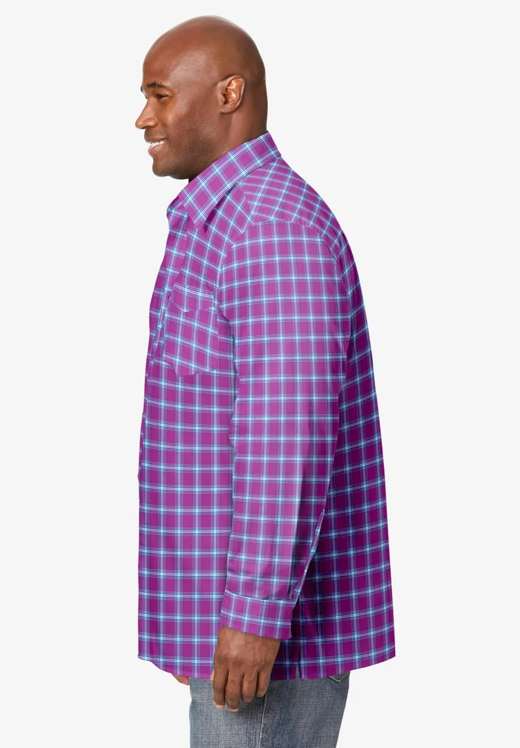 KingSize Men's Big & Tall Tall The No-Tuck Casual Shirt