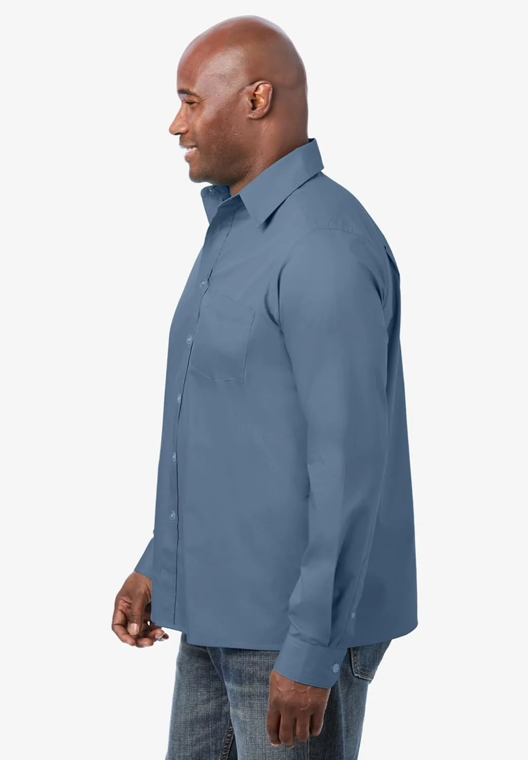 KingSize Men's Big & Tall Tall The No-Tuck Casual Shirt
