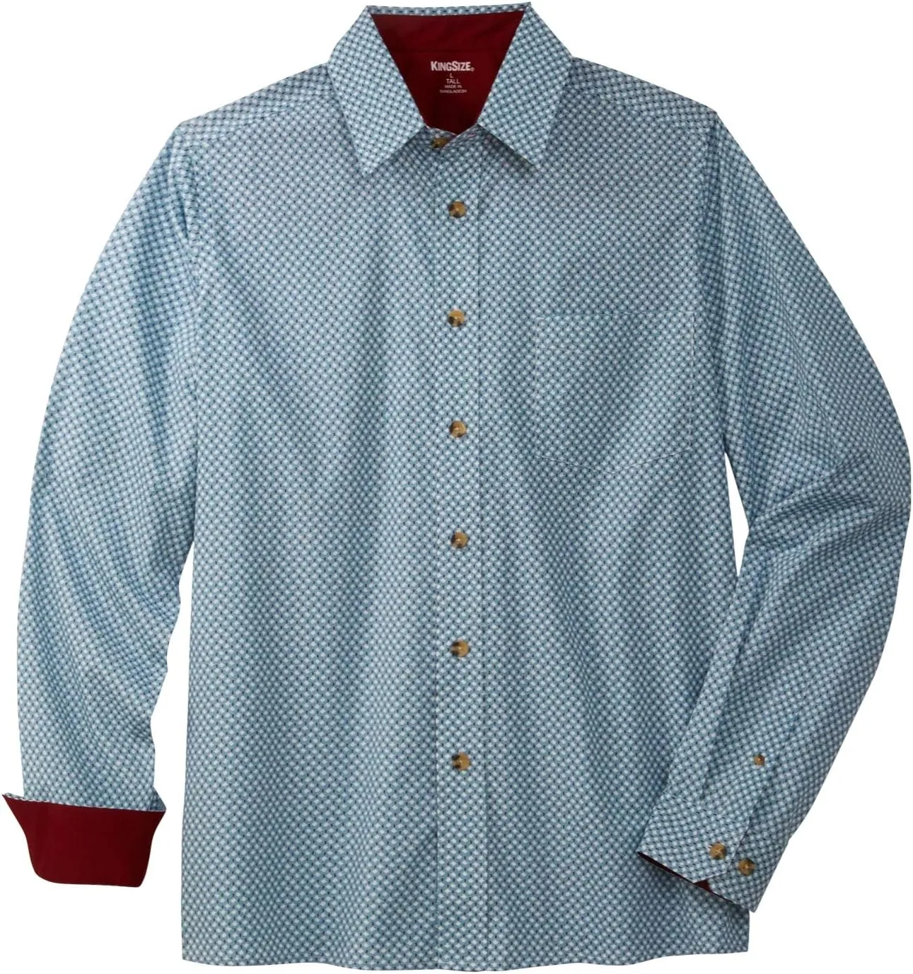 KingSize Men's Big & Tall Tall The No-Tuck Casual Shirt