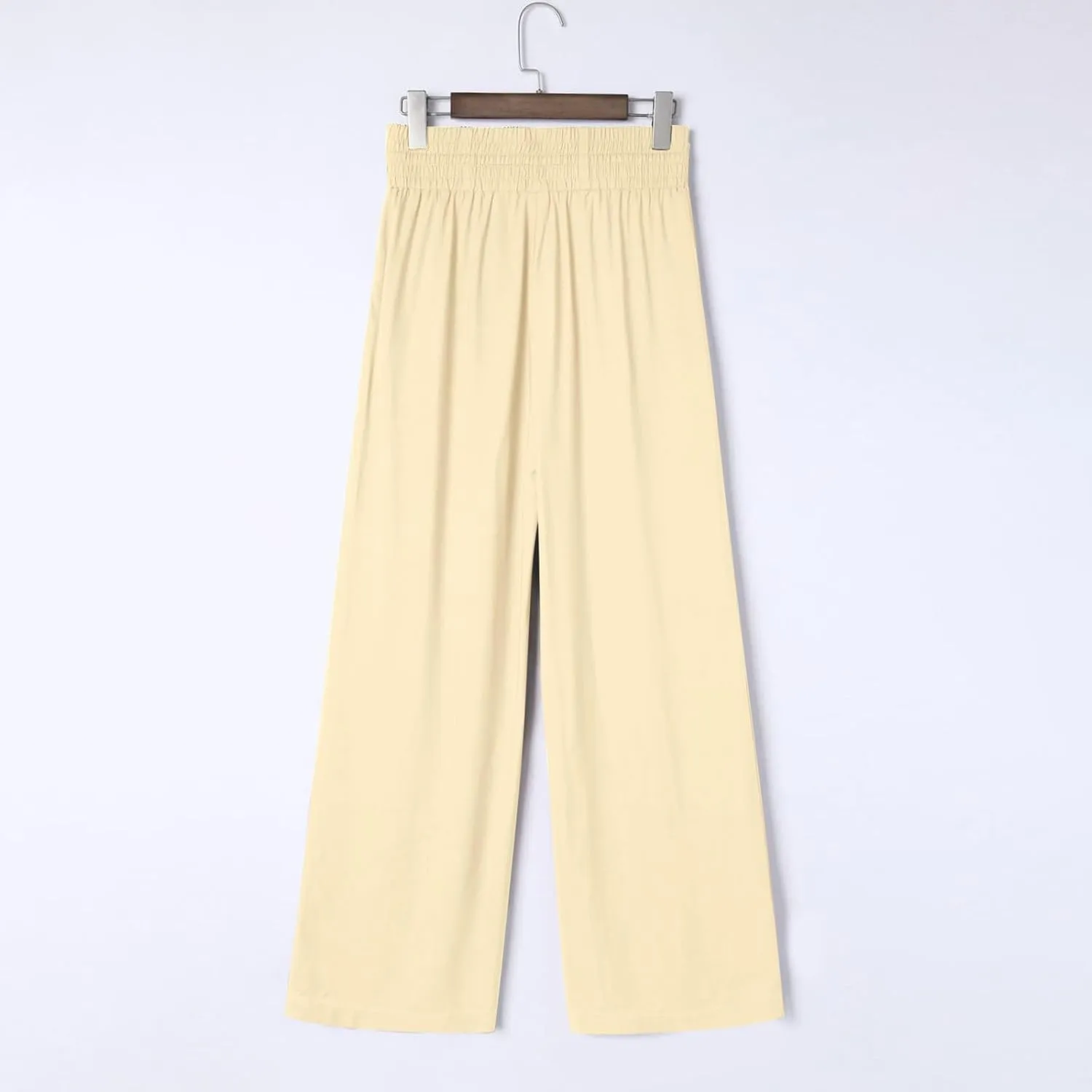 LCMTWX Flowy Pants for Women Solid Cotton and Pants with Pocket Long Pants with Pockets Pull On Pants for Women Womans