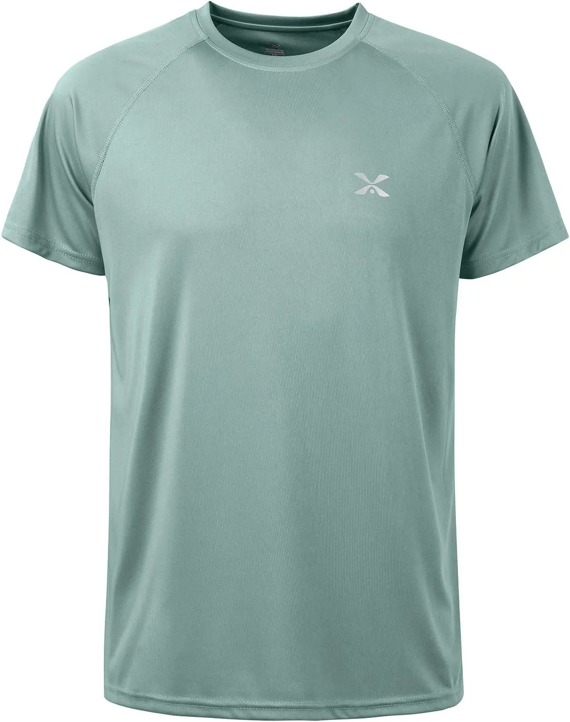 Mens Short Sleeve Outdoor Performance T-Shirt Quick Dry Crew UPF 50  Athletic Running Workout Fishing Top Shirts