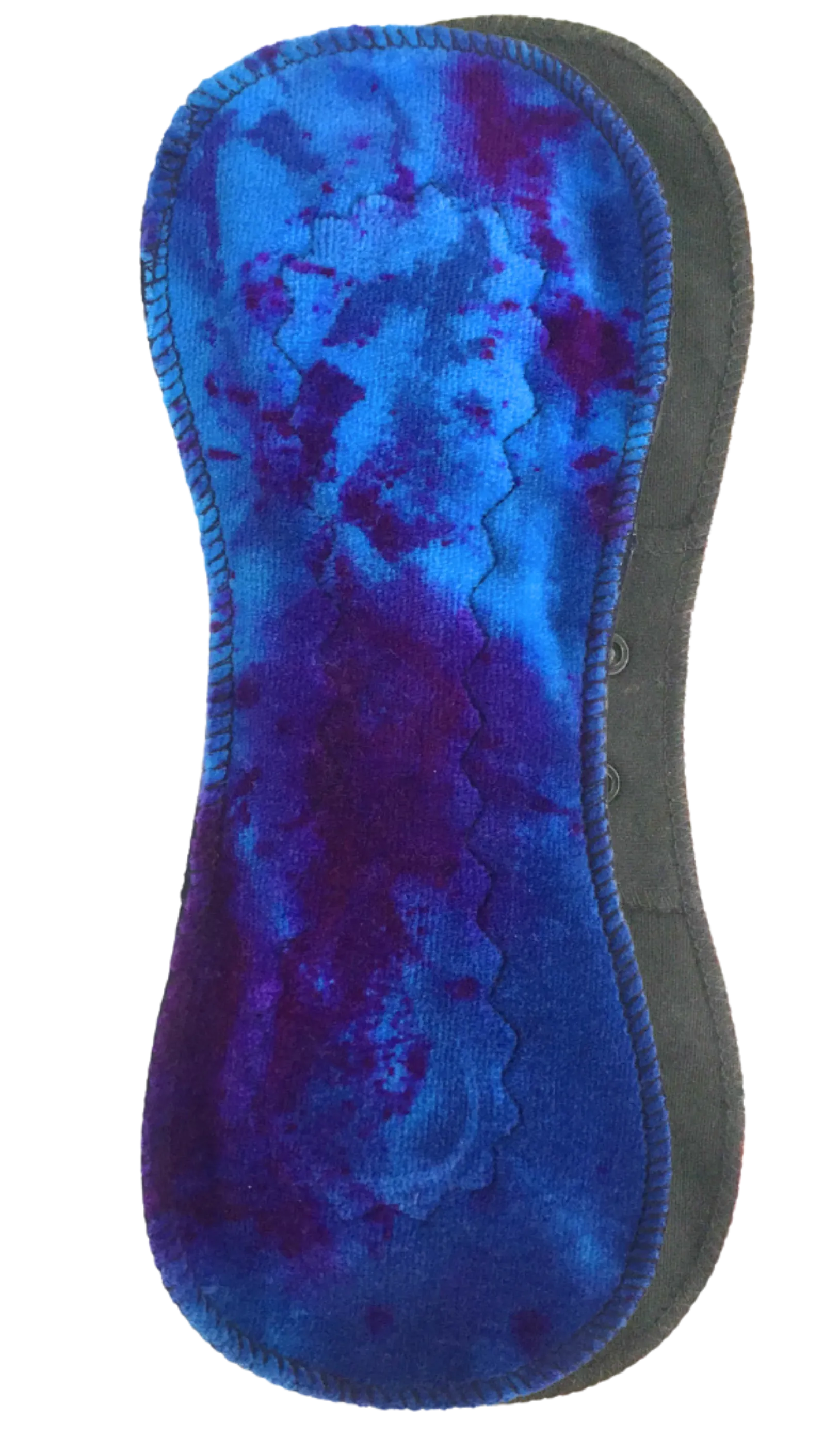 Moody Blue Maxi-Petite Pad - Organic Cotton Velour Reusable Period Pad