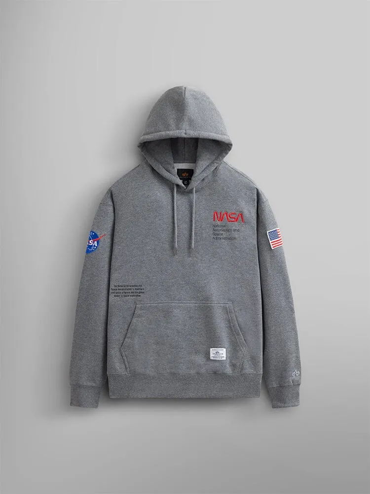 NASA WORM LOGO HOODIE (BLACK)