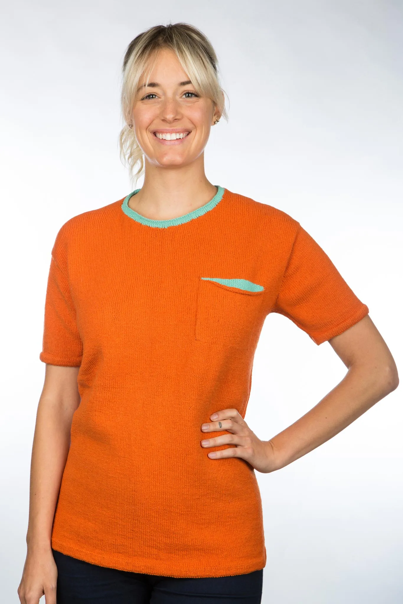 Pat T-Shirt Designer Knitting Pattern