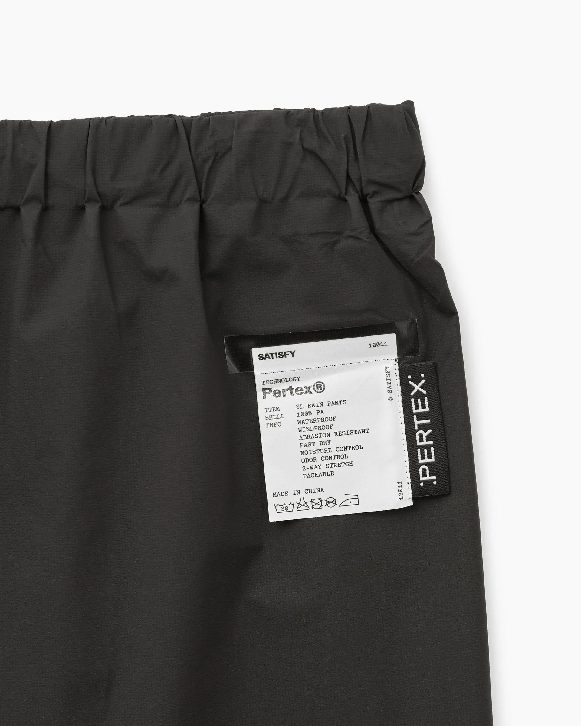 Pertex 3L Rain Pants Black