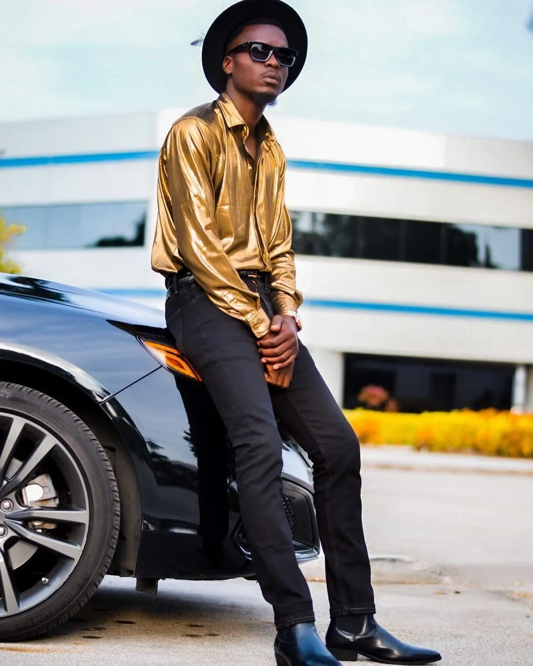 PJ PAUL JONES Men's 70s Disco Shirts Luxury Metallic Sequins Button Down Long Sleeve Party Shirt Nightclub Costume Tops