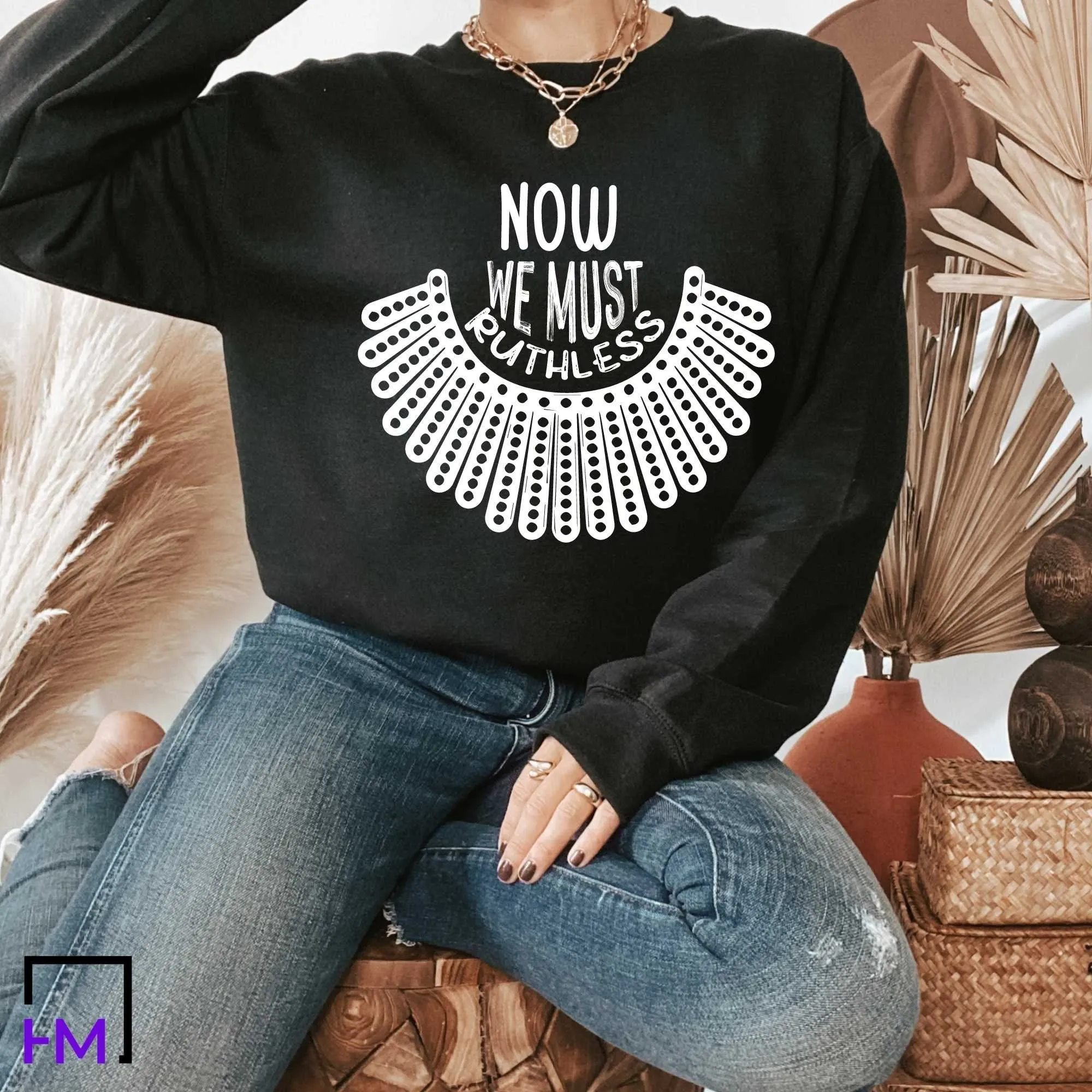 RBG Shirt| Ruthless Vote For Women's Equality, Human Rights, Reproductive, Feminism, Feminist Election, Political Tops, Tees & Sweatshirts