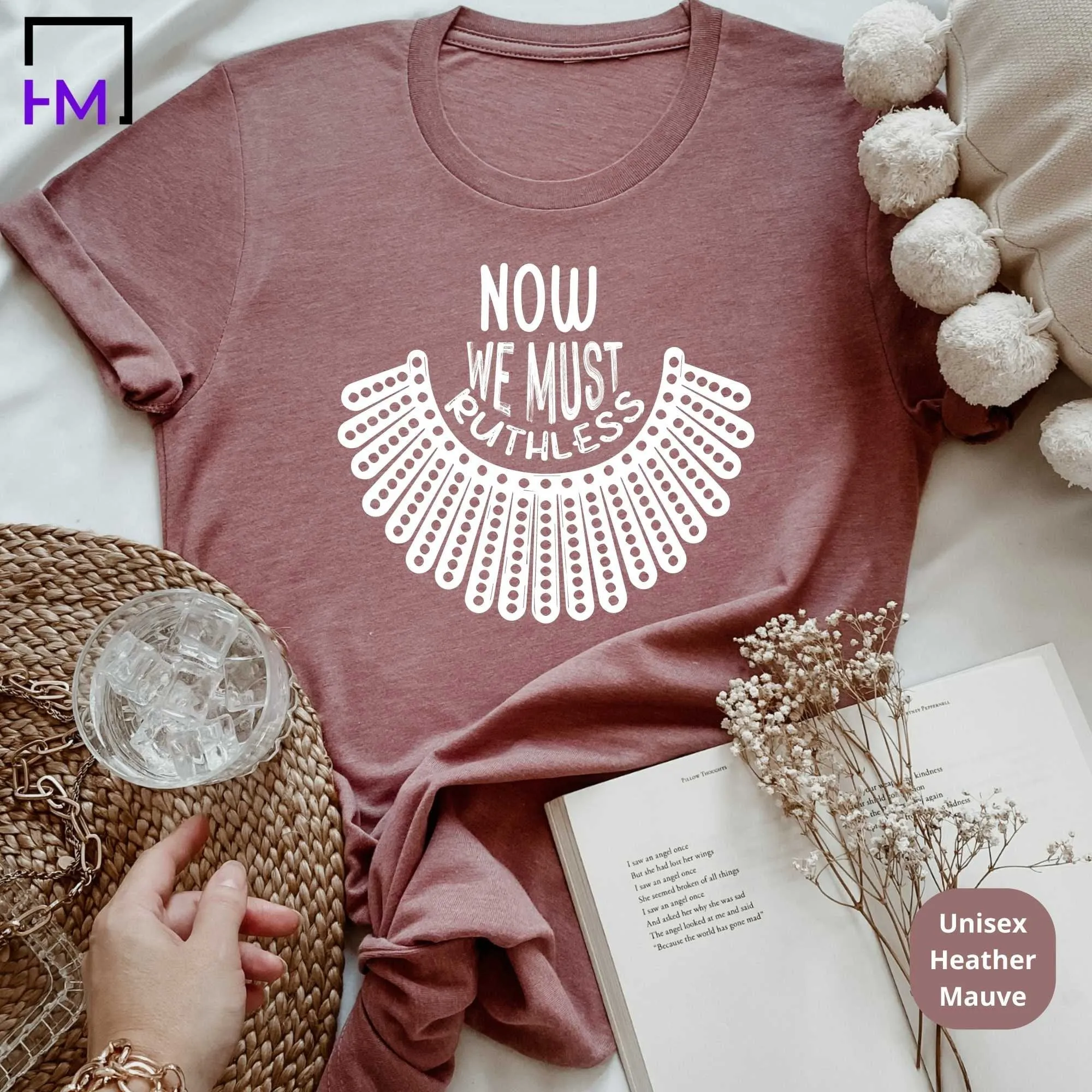 RBG Shirt| Ruthless Vote For Women's Equality, Human Rights, Reproductive, Feminism, Feminist Election, Political Tops, Tees & Sweatshirts