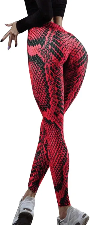 Sexy Leggings for Women High Waist Yoga Pants, Scrunch Butt Lifting Elastic Tights Lace Sexy High Waist Trousers