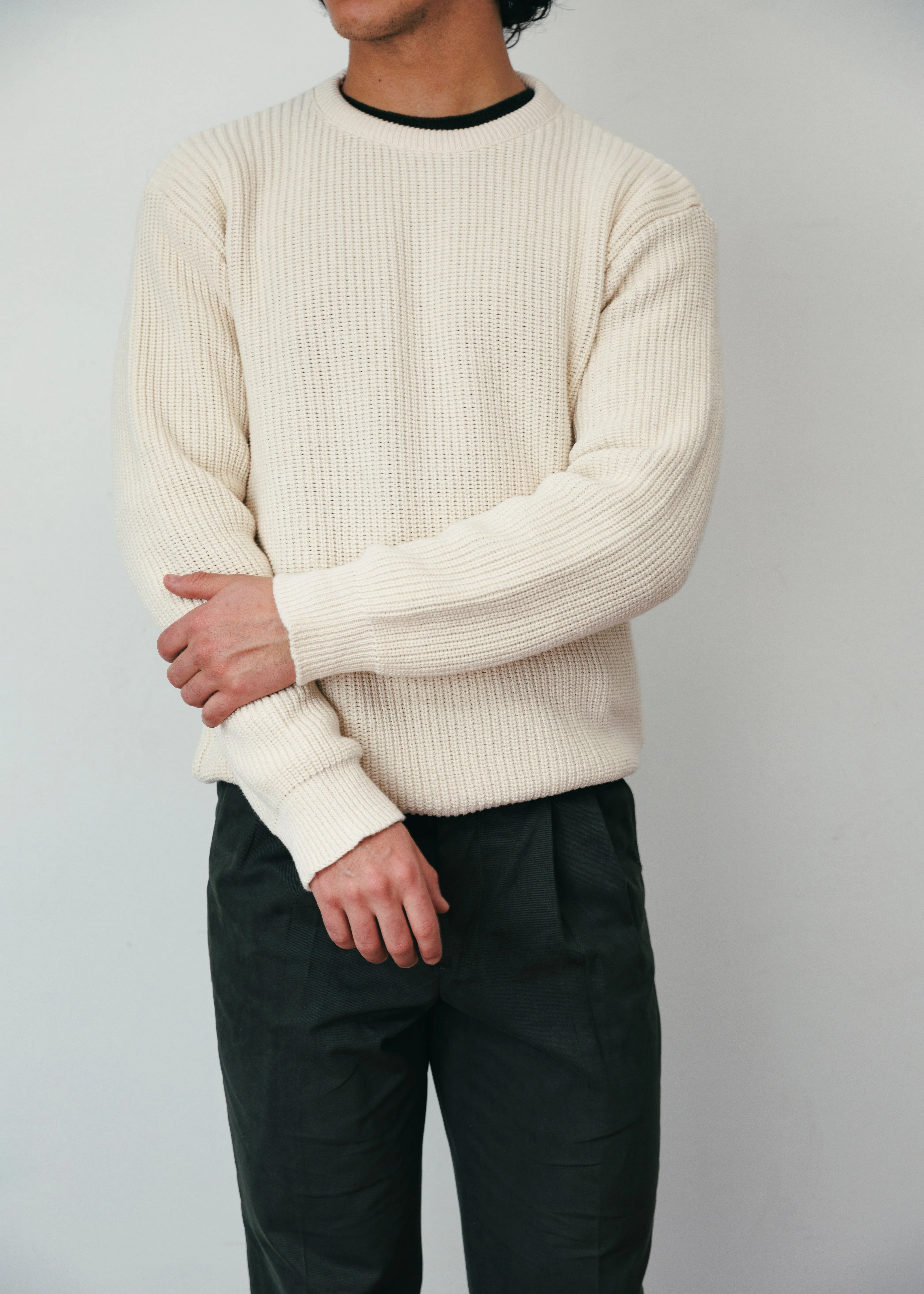 Shaker Stitch Sweater