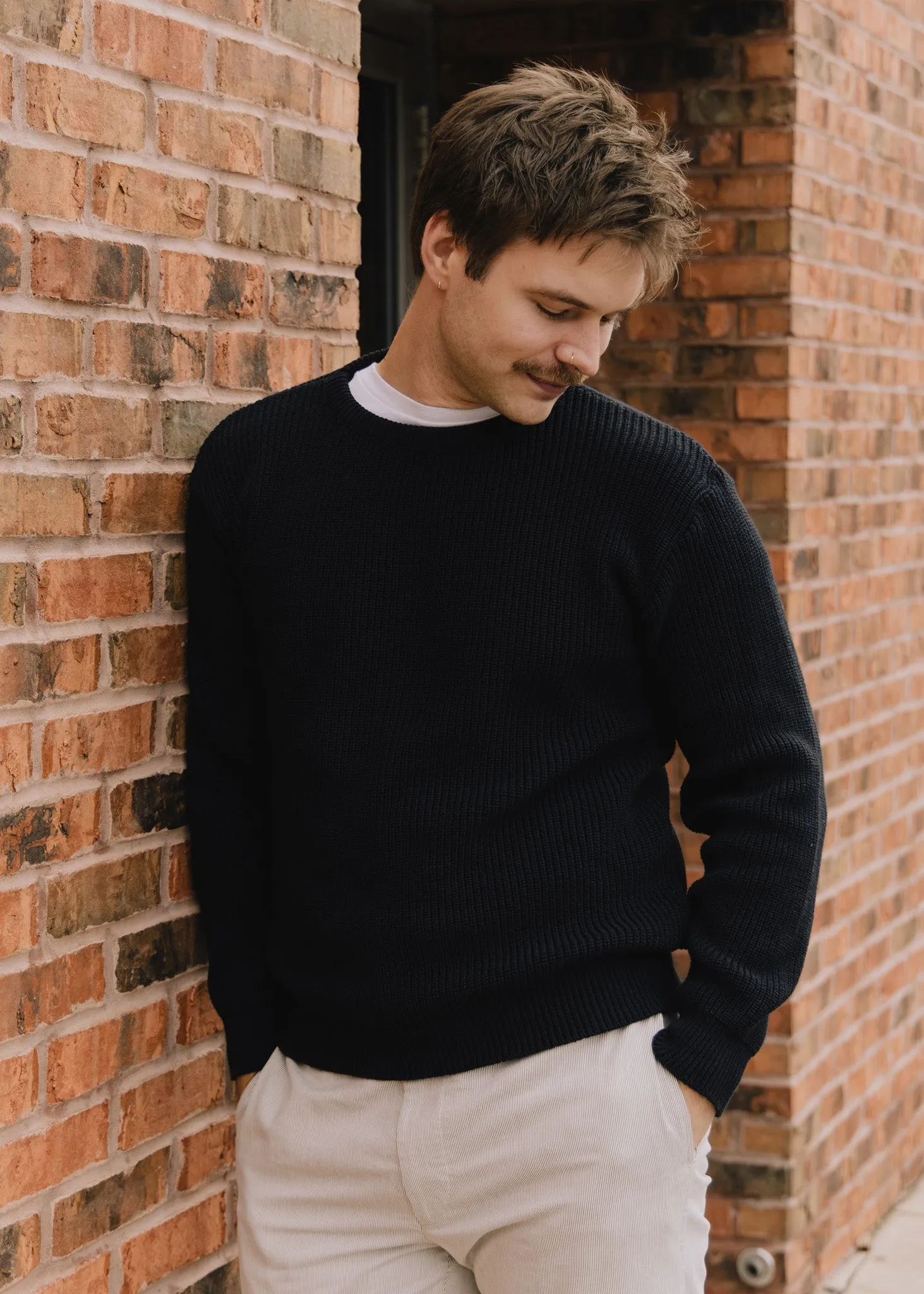 Shaker Stitch Sweater