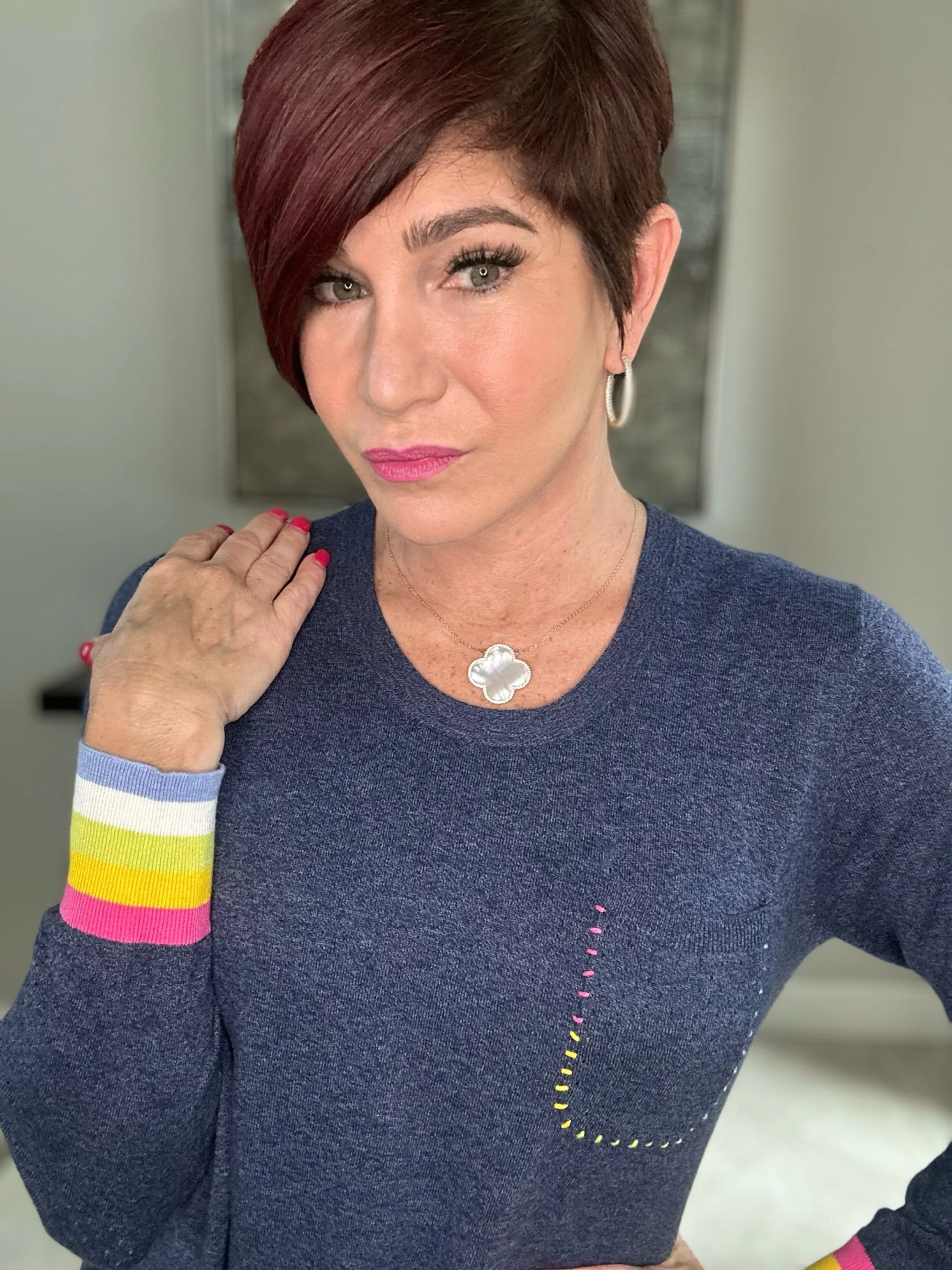 Stitch Pocket Sweater