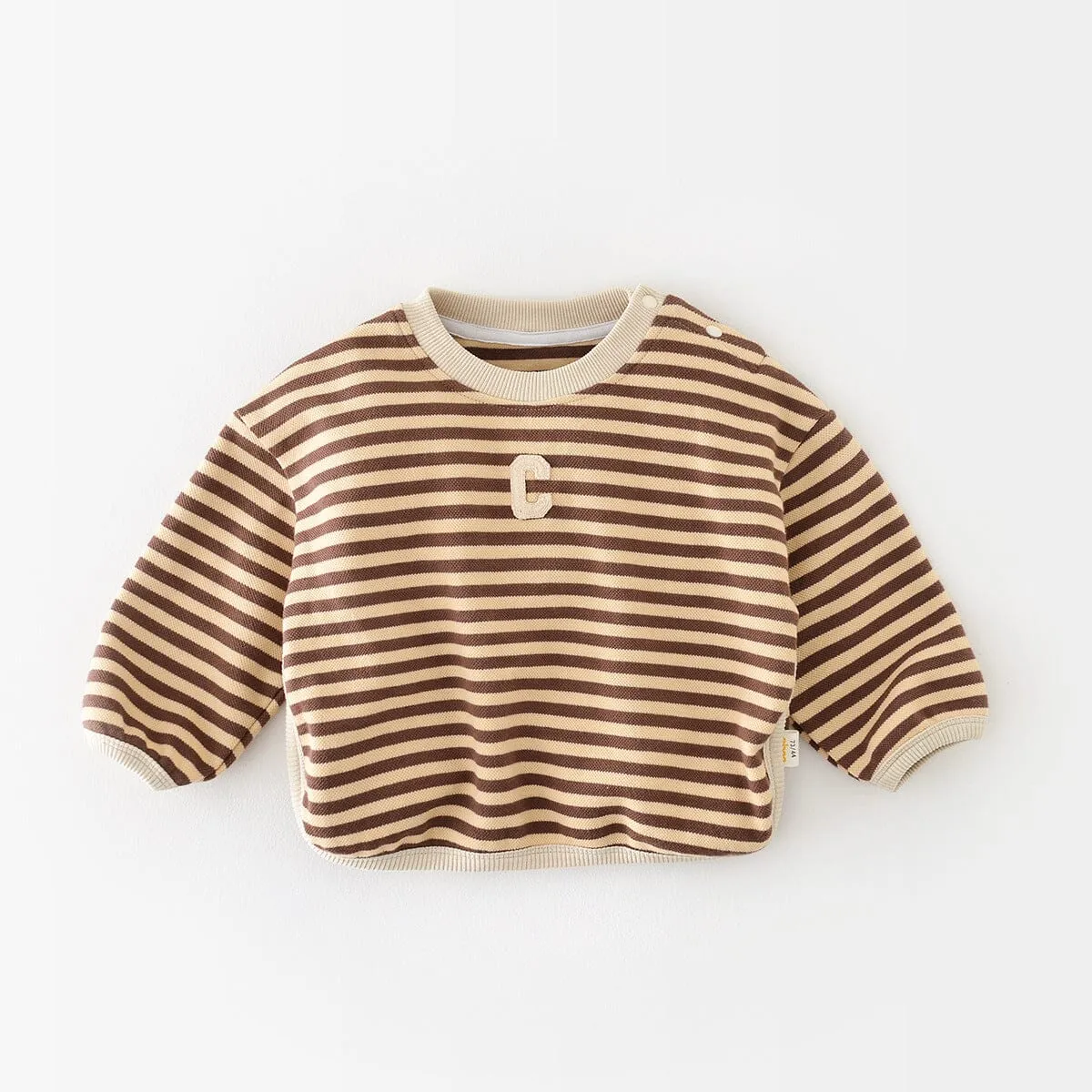 Striped Baby Casual Long Sleeve Top