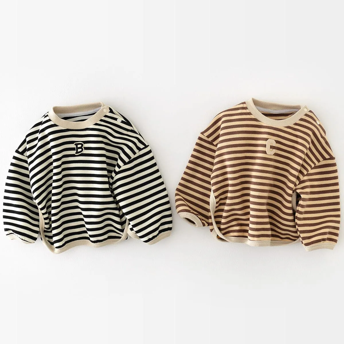 Striped Baby Casual Long Sleeve Top